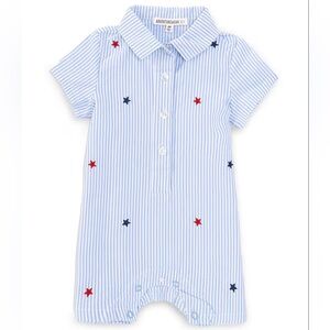 Adventurewear360 Boys- Collar Button Front USA Star Print. Size: 24 Months. NWT!